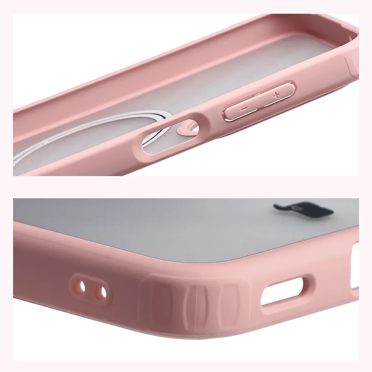 Carcasa Bizon MatteO cu MagSafe compatibila cu Samsung Galaxy A27 5G, Roz