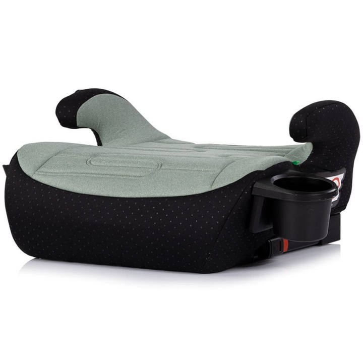 Inaltator auto copii 6-12 ani, sistem prindere Isofix, suport pahar inclus, verde