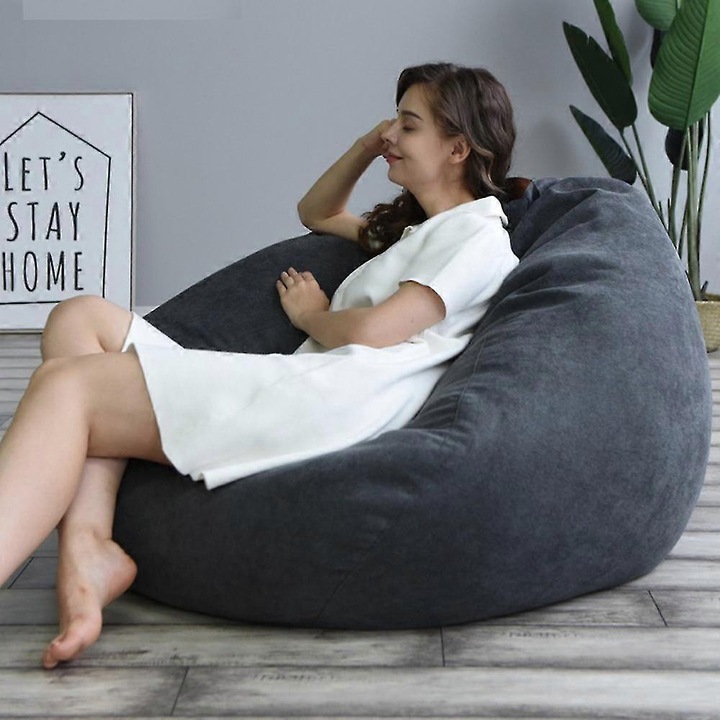 Husa canapea Lazy Sofa, multicolor, marimi mediu 80x90cm, mare 90x110cm, extra mare 100x120cm