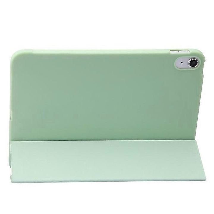 Husa tableta PU piele si silicon, verde, 10.9 inch, cu suport si protectie completa