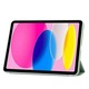 Husa tableta PU piele si silicon, verde, 10.9 inch, cu suport si protectie completa