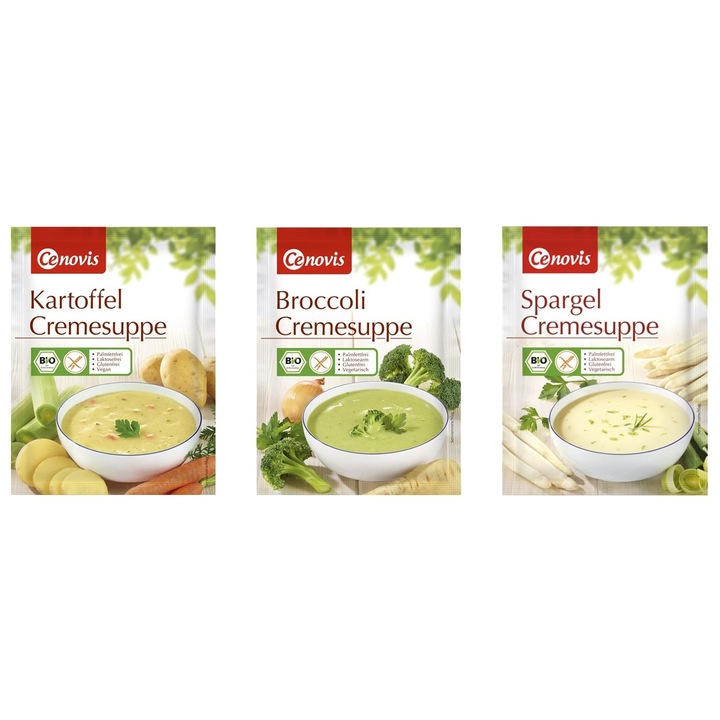 Cenovis Bio Krémleves Csomag – Spárga, Brokkoli és Burgonya