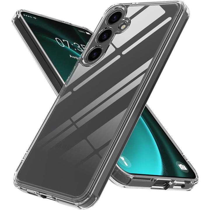 BestCase® Husa Clear Silicon Compatibila cu samsung Galaxy A27 5G, Anti soc, Protectie camera, Transparent