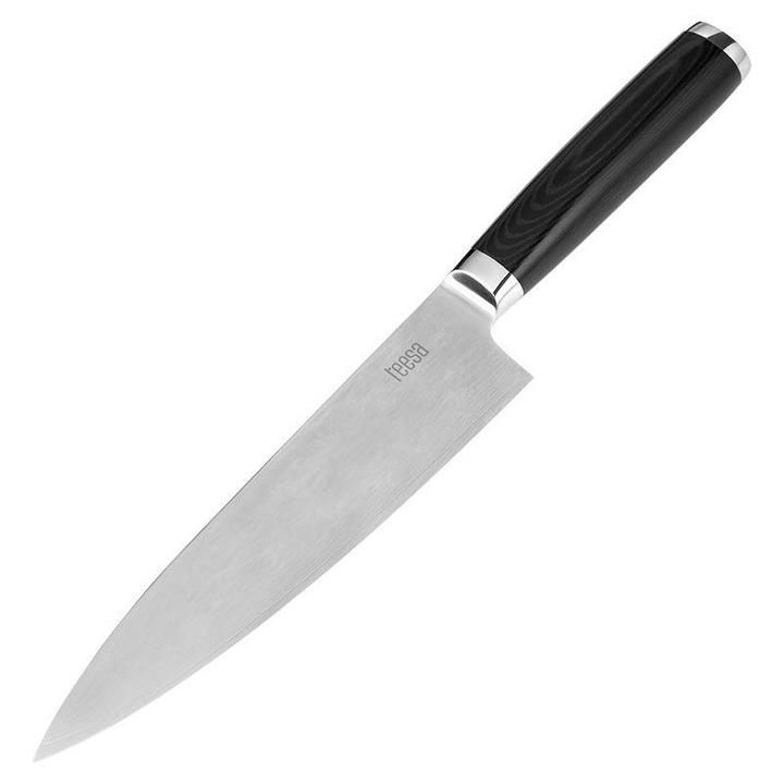 Teesa VG10 damaszkuszi acél szakácskés 33,5 cm