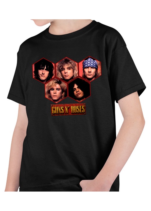 Gyerek Fiú Póló Guns N Roses Party Merch, Fekete