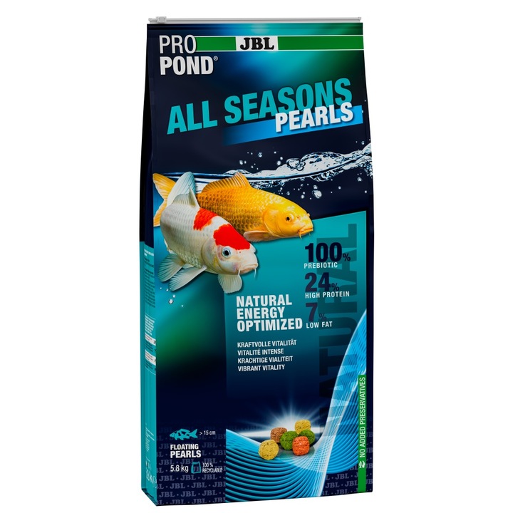 Храна за езерни риби JBL ProPond All Seasons Pearl 5.8 kg