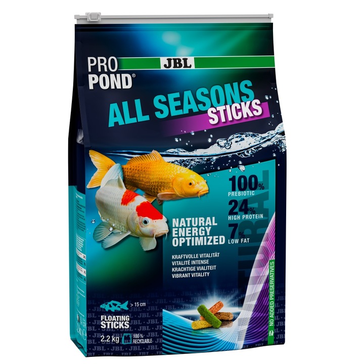 Храна за езерни риби JBL ProPond All Season Stick 2.2 kg