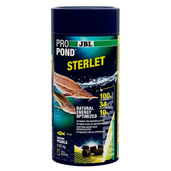 Храна за есетри JBL ProPond Sterlet 0.55 kg