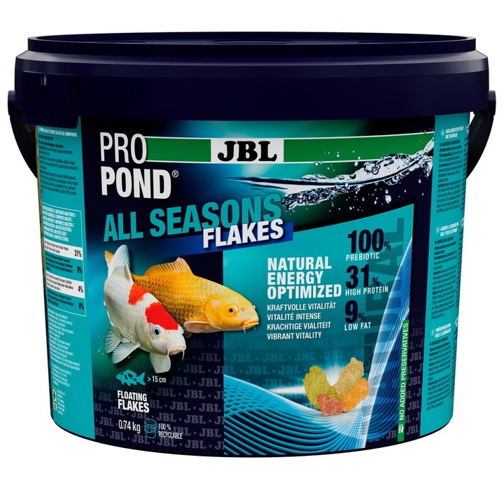 Храна за езерни риби JBL ProPond All Seasons Flakes 0.74 kg