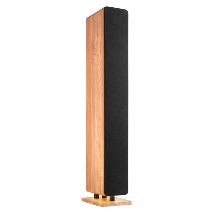 Audizio Arco sistem audio turn activ hi-fi de cameră - DAB 160W - Efect de lemn