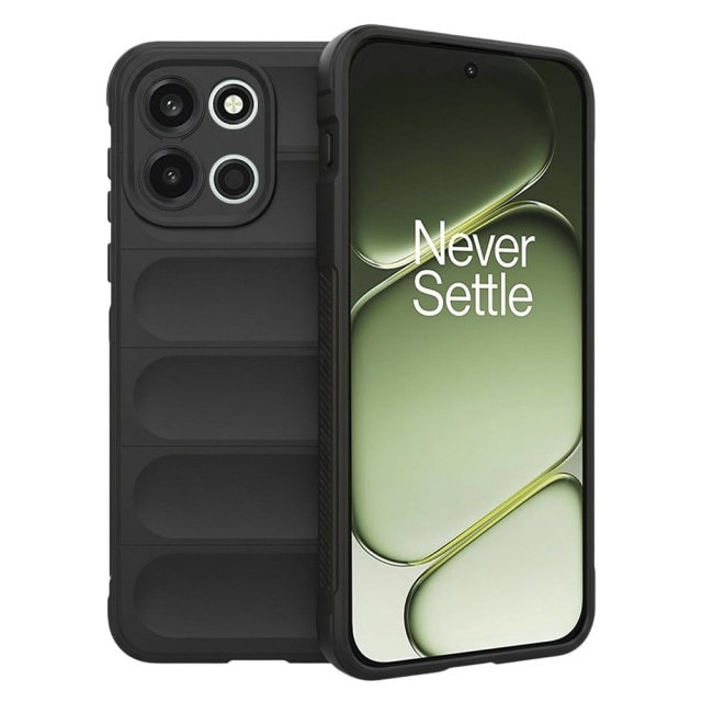Husa Upzz® Magic Shield Pentru OnePlus Nord 6, Super Grip, MicroFibra la Interior, Anti Soc - Negru