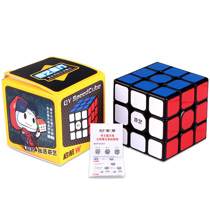 Cub Rubik SpeedCube QY 3x3x3 Sail W Black