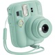 Fujifilm instax mini 13 Lagoon Green ajándék szett, zöld + 10 képes film + 10 képkeret zsinóron + harmonika keret