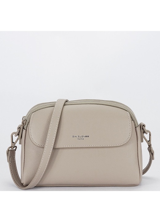 Borseta bej inchis crossbody David Jones Paris CM8330 15 Bej