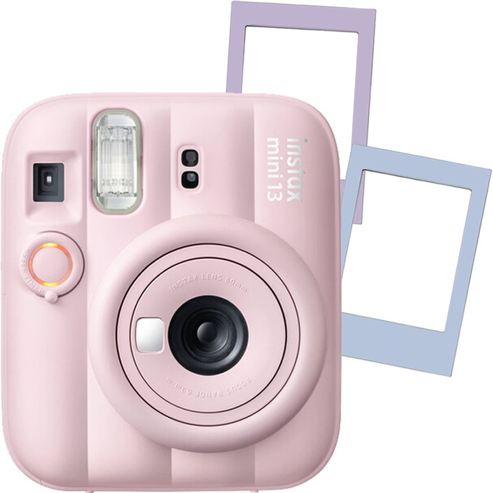 Fujifilm instax mini 13 Candy Pink azonnali fényképezőgép, rózsaszín, 2 mágneses képkerettel