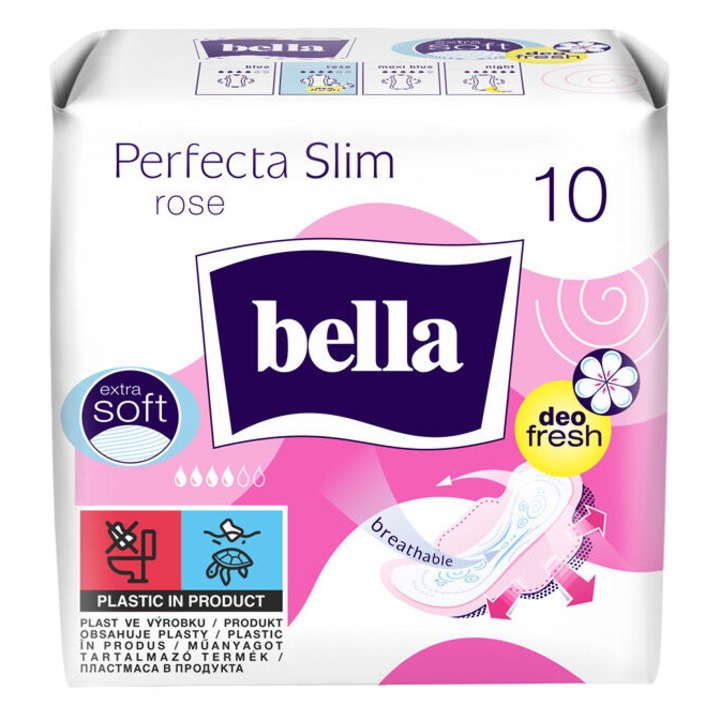 Bella perfecta slim rose дамски превръзки 10 бр