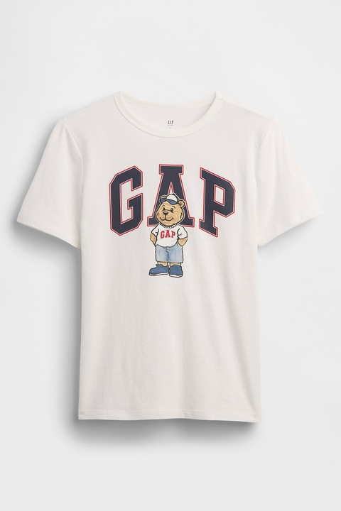 GAP, Mintás pamutpóló, Törtfehér