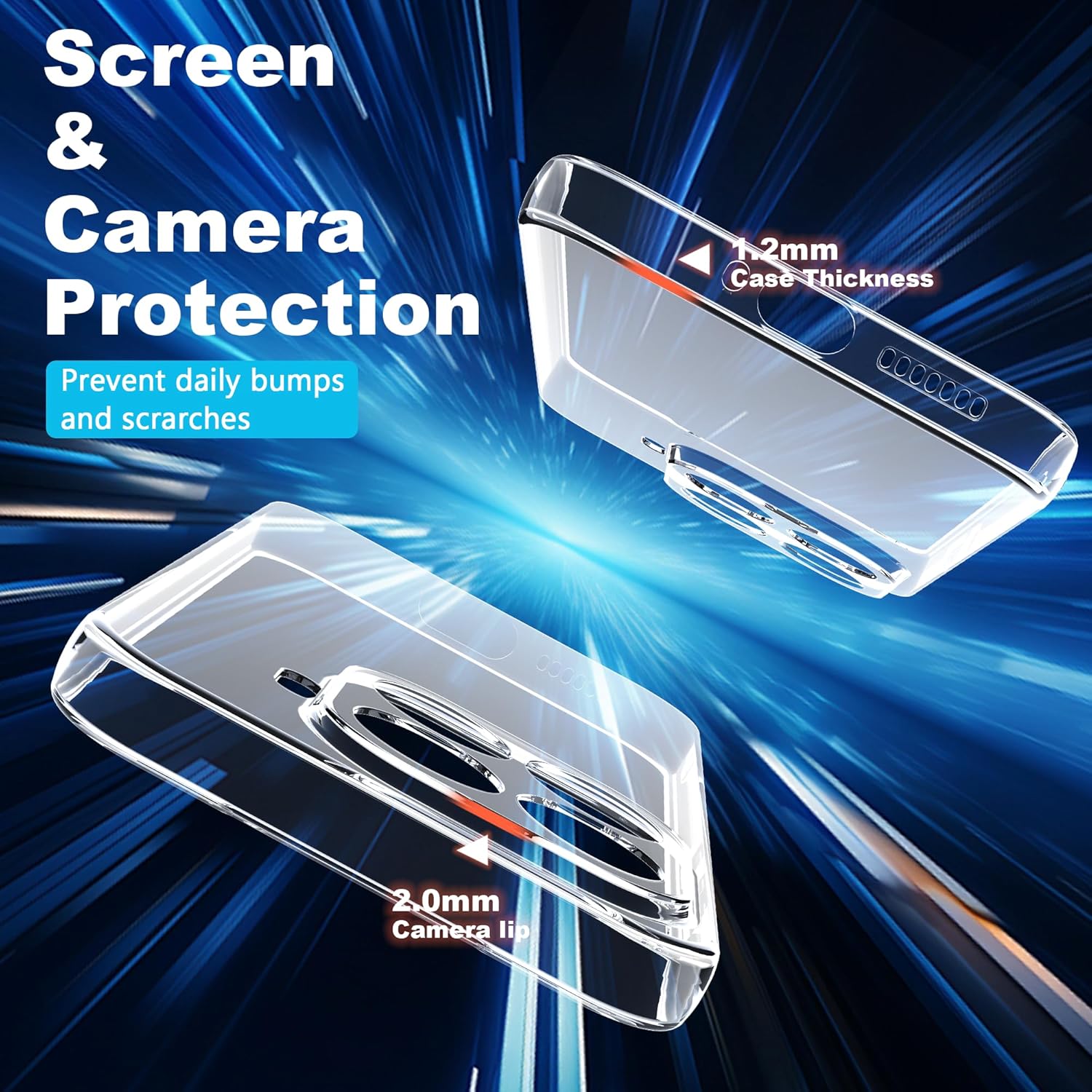 Husa pentru Xiaomi 17T Pro, Anti-Shock 1.5mm, cu protectie lentile, transparenta