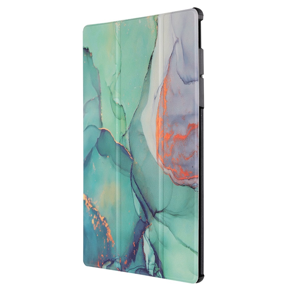 Husa de protectie pentru Lenovo Yoga Tab Plus 12.7 DaDen FoldPro, Mod stativ, Unghi pana la 65°, Piele ecologica, Verde