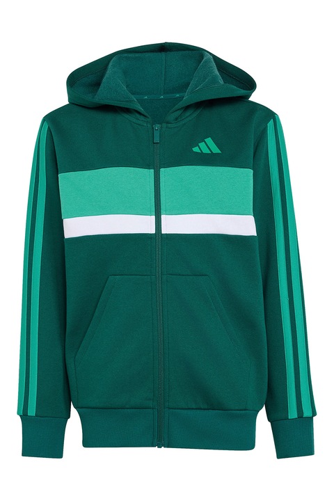 adidas Sportswear, Худи с дълги ръкави с лого, Зелен