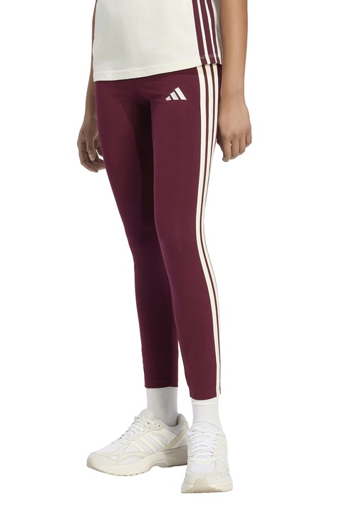 adidas Sportswear, Клин с лого, Бял/Тъмновиолетов