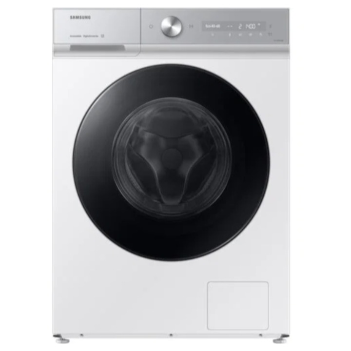 Пералня Samsung WW90DB8U9FGHU4, 9 кг, 1400 об/мин, Клас A, AI Ecobubble, QuickDrive, AI Wash, Auto Dispense, SmartThings Wi-Fi, Hygiene Steam, Бял