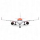 Модел на самолет airbus a321neo easyjet 1:200 реалистичен с база