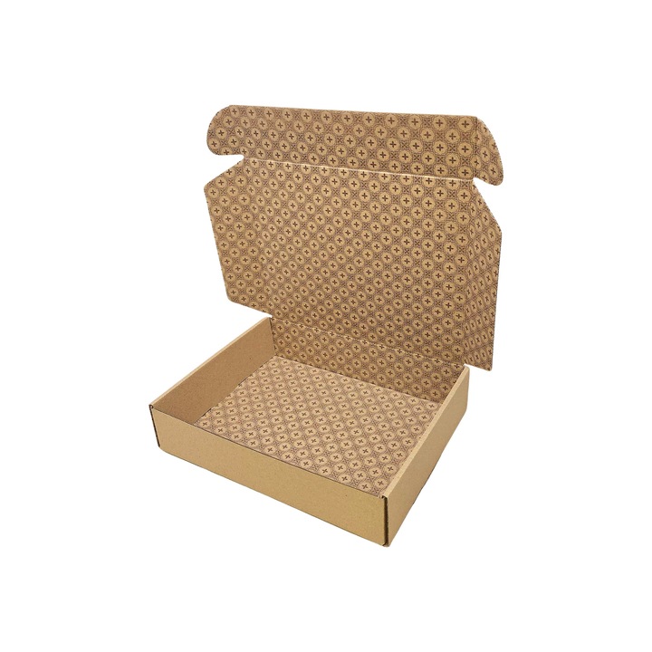 Комплект 50 броя Самоформоваща се кутия NATUR Модел 7 Вътрешен печат 15 x 12 x 5cm