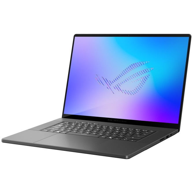 Laptop Gaming ROG Zephyrus G16 GU606AR cu procesor Intel® Core™ Ultra 9 386H pana la 4.9GHz, 16'', 2.5K, WQXGA, OLED, 240Hz, 32GB LPDDR5X RAM, 1TB SSD, NVIDIA® GeForce RTX™ 5070 Ti 12GB GDDR7, Windows 11 Home, Eclipse Gray
