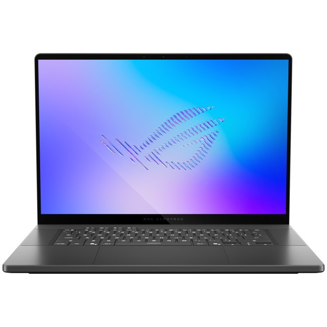 Laptop Gaming ROG Zephyrus G16 GU606AR cu procesor Intel® Core™ Ultra 9 386H pana la 4.9GHz, 16'', 2.5K, WQXGA, OLED, 240Hz, 32GB LPDDR5X RAM, 1TB SSD, NVIDIA® GeForce RTX™ 5070 Ti 12GB GDDR7, Windows 11 Home, Eclipse Gray