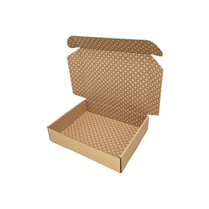 Комплект 50 броя Самоформираща се кутия NATUR Модел 11 Вътрешен печат 15 x 12 x 5cm