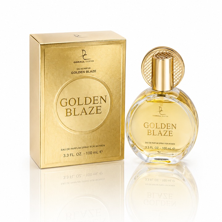 Női Eau de Parfum, Golden Blaze, 100 ml, Dorall Collection®