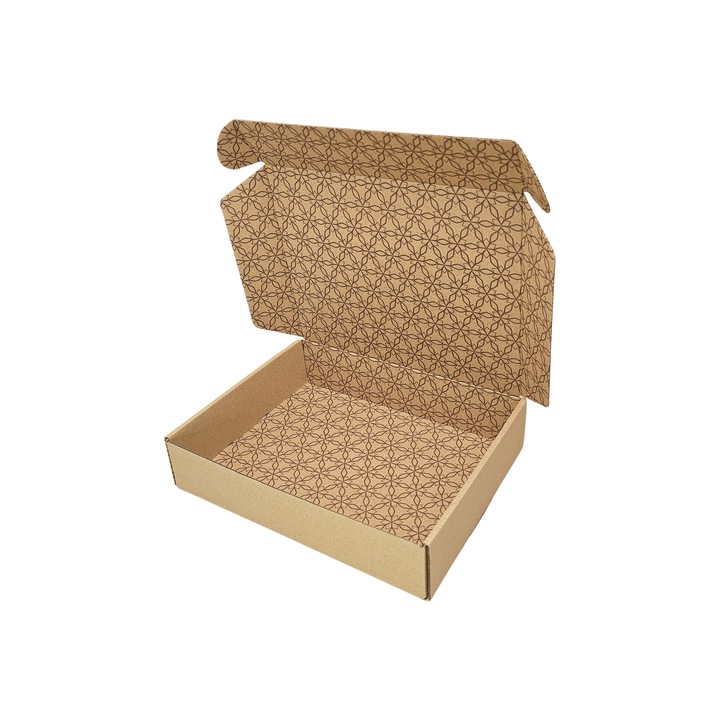 Комплект 50 броя Самоформираща се кутия NATUR Модел 15 Вътрешен печат 15 x 12 x 5cm