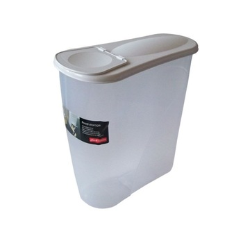 Cutie pentru cereale Plast Team, 3.5 l, Plastic, Alb Cutie pentru cereale Plast Team, 3.5 l, Plastic, Alb