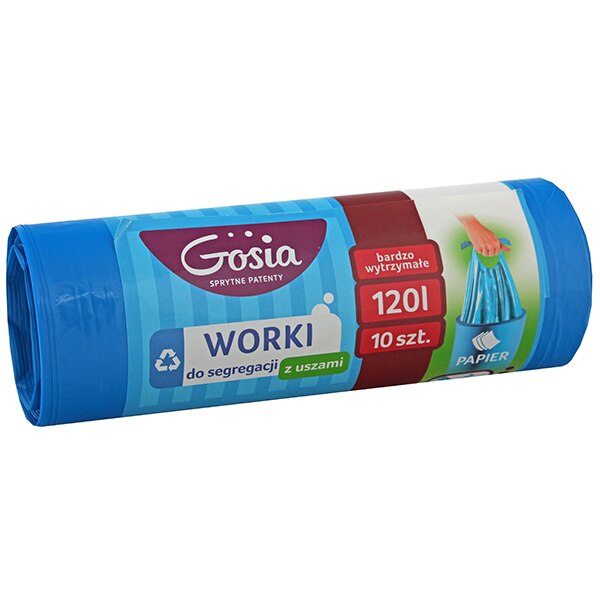Saci menajeri Politan Gosia, 120l, Albastru, 10 bucati