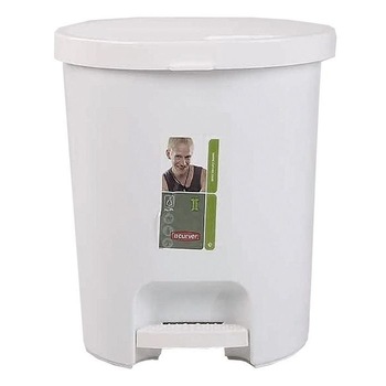 Cos de gunoi CURVER DOSTAWCA cu pedala, 25l, Alb 173214 Cos de gunoi CURVER DOSTAWCA cu pedala, 25l, Alb 173214