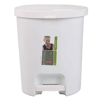Cos de gunoi cu pedala CURVER DOSTAWCA, 15 l, Plastic, Alb Cos de gunoi cu pedala CURVER DOSTAWCA, 15 l, Plastic, Alb