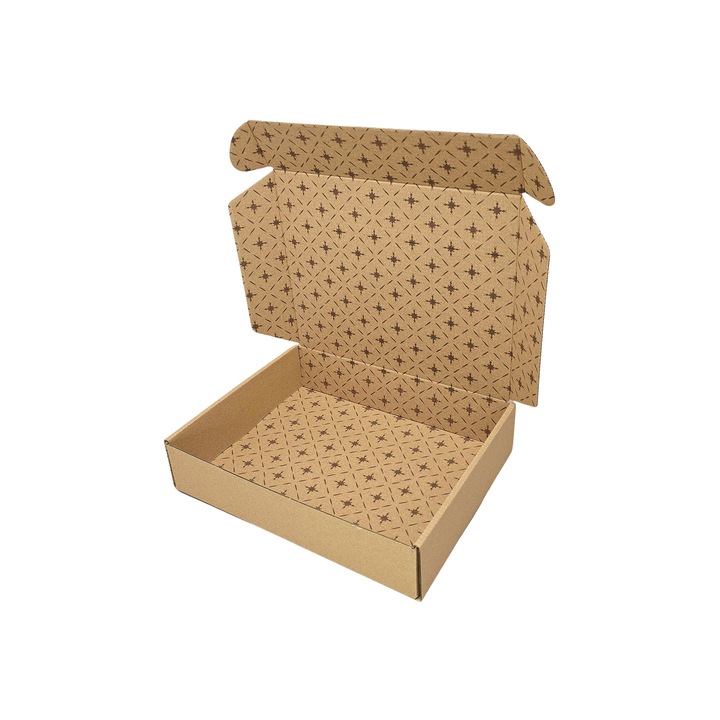 Комплект 50 броя Самоформоваща се кутия NATUR Модел 16 Вътрешен печат 15 x 12 x 5cm