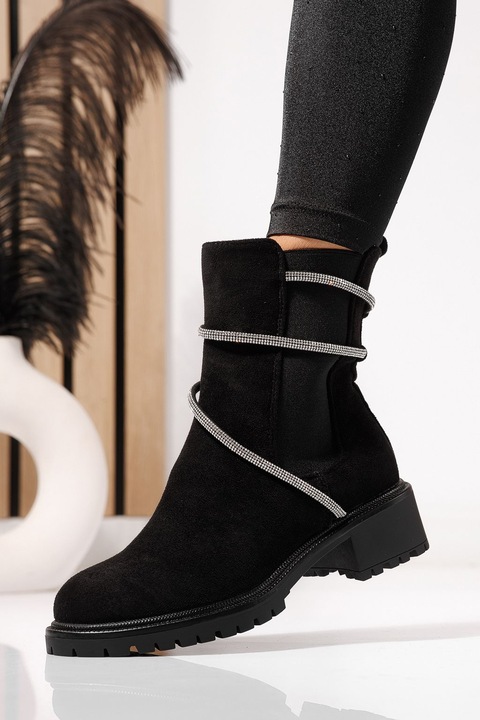 Ghete dama, OneFashionRoom, Eleanora, Negru, 36 EU