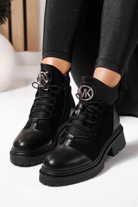 Ghete dama, OneFashionRoom, Nami 23055, Negru, 36 EU