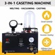 Cuptor topire metal pentru bijuterii, Masina de turnare in vid, 2 kg capacitate, 1150°C max, 220V, Afisaj digital, Pentru aur si argint