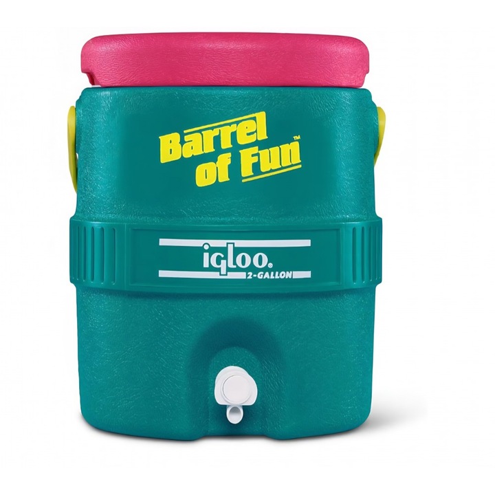 IGLOO hőszigetelt italadagoló, 11,4L, retro stílus, ideális rendezvényekre, kempingezésre és partikra, szállítás maximum 7-8 nap, retro zöld