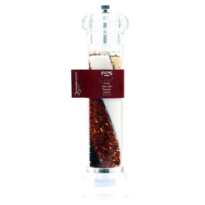 Rasnita Premium cu Chilli, Sare de Mare, Piper si Usturoi, Fuchs, 200g