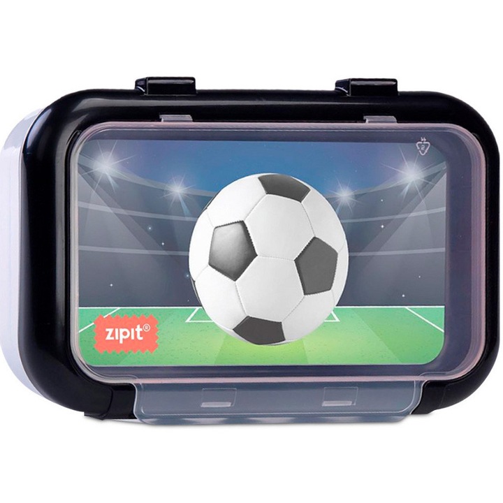 Penar cu fermoar ZIPIT 2 compartimente, Recycled - Soccer Field