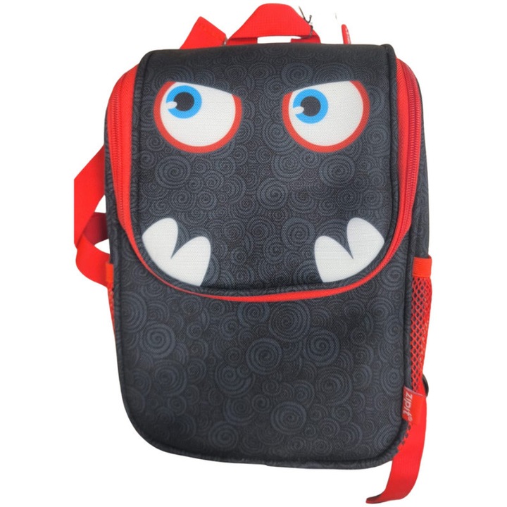 Rucsac ZIPIT Wildlings - negru