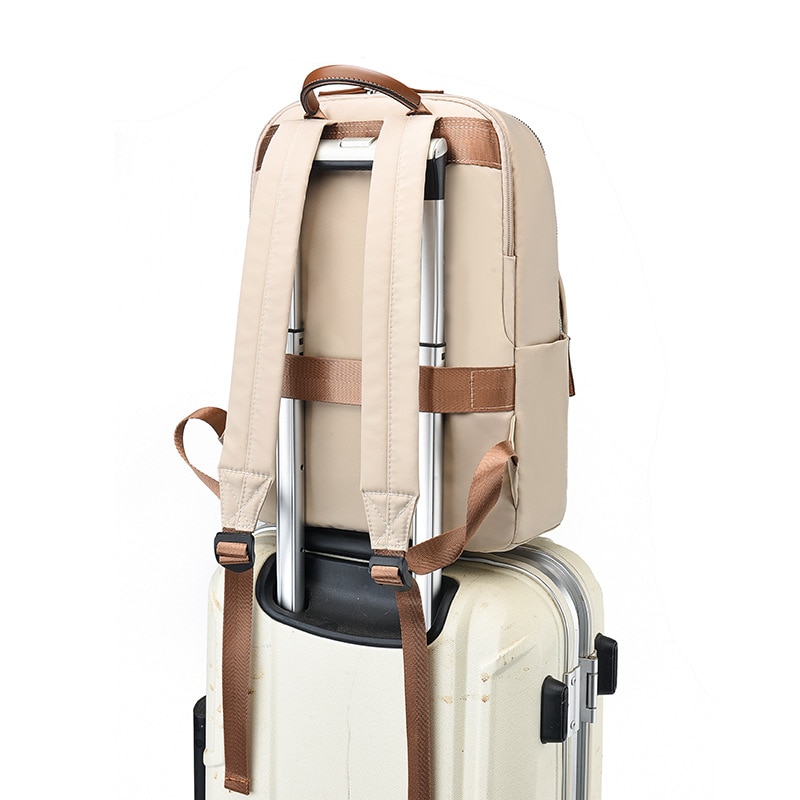 Rucsac dama, Oxford, verde, mare, 30x16x41cm