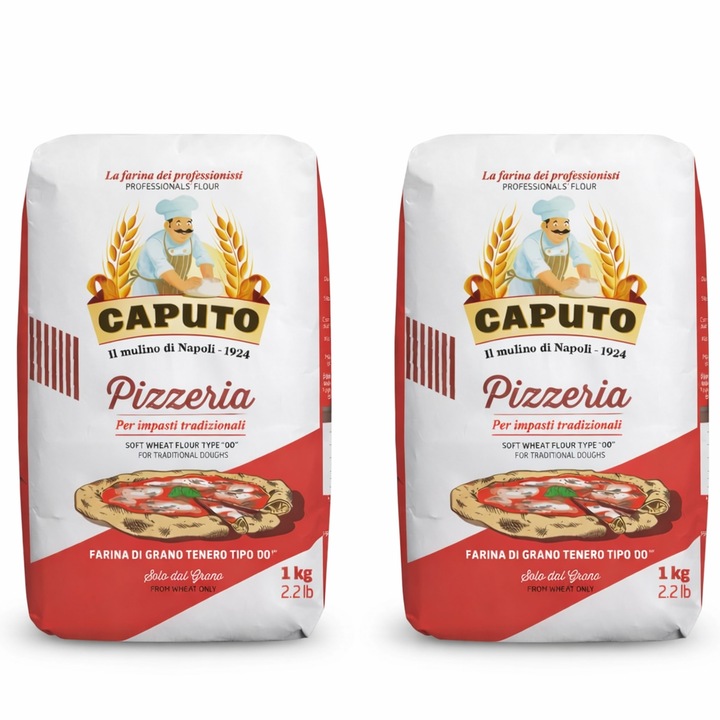 Set faina pentru pizza, Caputo, Pizzeria, 2 x 1 kg