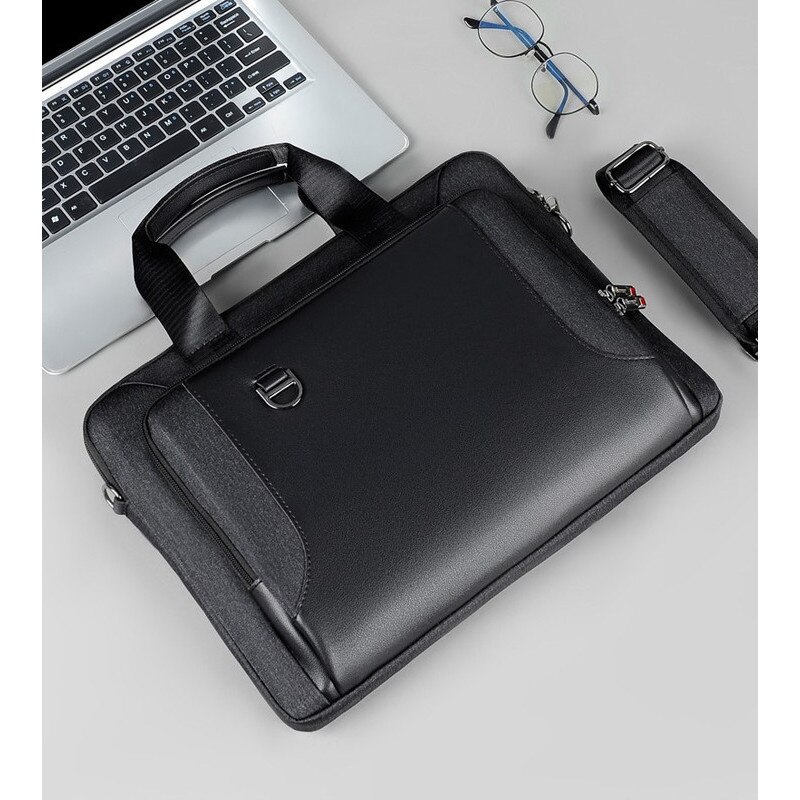 Geanta laptop, 14/16/17,3 inch, rezistenta la apa, negru, ultrasubtire, unisex