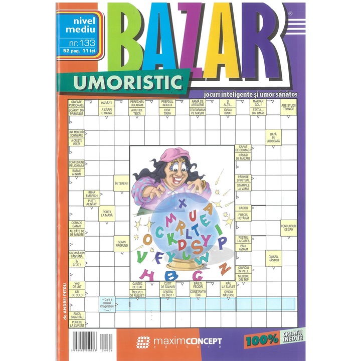 Integrame Bazar umoristic 133 - nivel mediu, editura Maxim