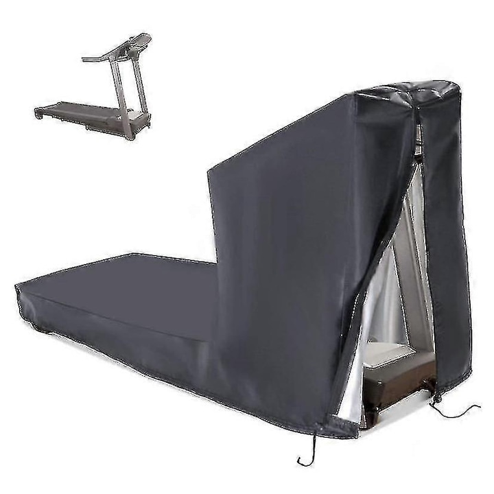 Husa protectie banda alergare 200x95x150cm negru impermeabila durabila